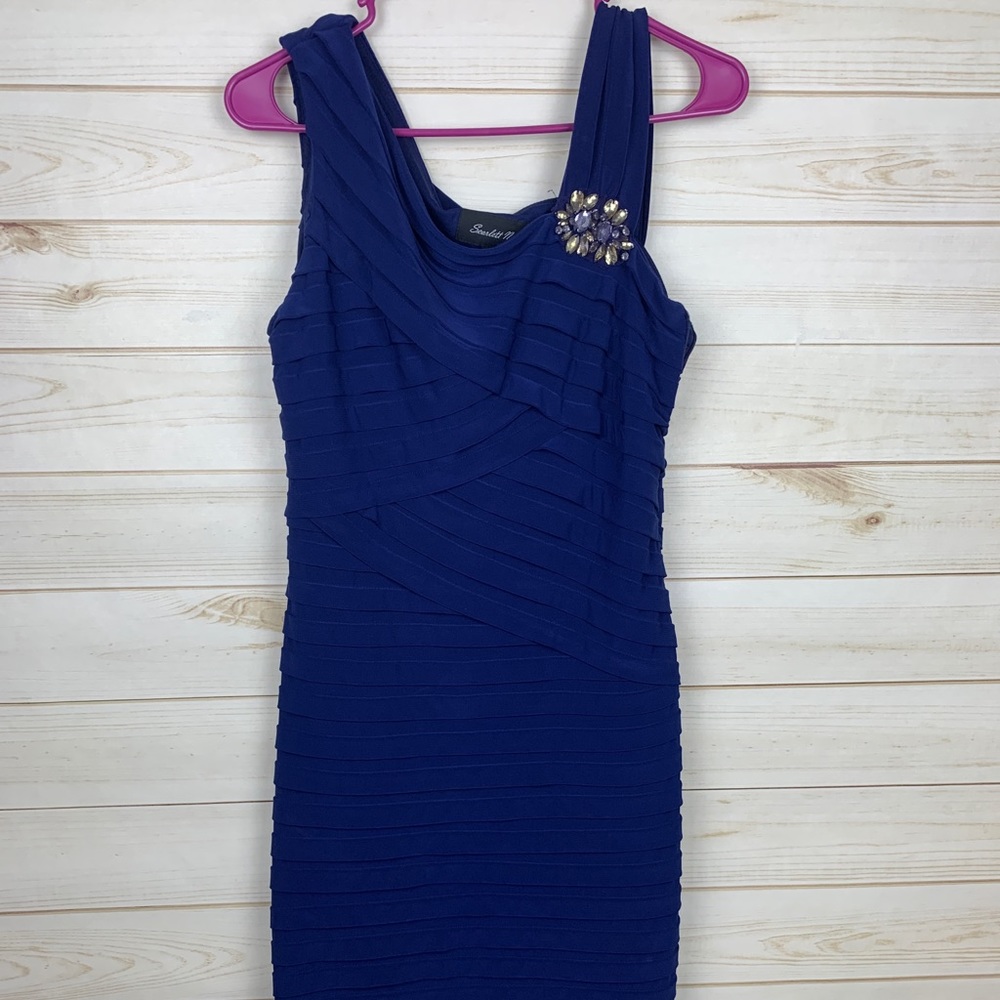 Scarlett Nite Navy Blue Knee length Dress